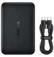 Павербанк з бездротовою зарядкою Qi 15W Baseus 10000mAh 22.5W EnerFill FM11 Ultra-Mini Magnetic 2в1 QC3.0+PD3.0 (P1008210E123-00) Black - изображение 2