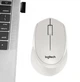 Бездротова миша Logitech M330 silent plus 2.4GHz безшумна Біла - зображення 2