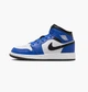 Кросівки жіночі Jordan 1 Mid (Gs) Blue/White 37.5 DQ8423-402 - зображення 1