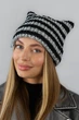 Шапка жіноча Braxton Кітті One Size Чорно-сірий (5310) - изображение 1