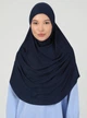 Хіджаб Готовий Цільний Tesettur Turban Ecardin St406 One Size Темно-Синій - изображение 1