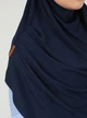Хіджаб Готовий Цільний Tesettur Turban Ecardin St406 One Size Темно-Синій - изображение 5