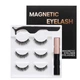 Набор ресниц Magnetic Eyeliner and Eyelashes на магнитной подводке 3 пары D04 - изображение 1