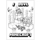 Раскраска Minecraft YES 743219 12 л. Разноцветный shop (4823091920042) - изображение 2