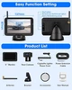 Парковочная система Airpuxem P067-EU6-ZQ / Бездротовая / 5" / Full HD / 170° / IP69 / Черный Б/В - изображение 8