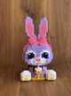 Конструктор 3д для дорослих і дітей ArcaneBrick "Coffee Rabbit" 27 см збірний блоковий конструктор тварина у формі 3D інтер'єрний - зображення 9