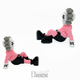 Конструктор 3д для взрослых и детей ArcaneBrick "Kaws Pink Companion" 25см сборный блочный конструктор в форме 3D фигурка кавс - изображение 3