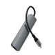 HUB адаптер ACEFAST USB-C 6-in-1 HUB docking station J18 |0.15m, 4K, PD90W, 5Gbps| Grey - зображення 3