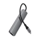 HUB адаптер ACEFAST USB-C 5-in-1 HUB docking station J16 |0.15m, 4K, PD90W, 5Gbps| Grey - зображення 3