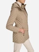 Куртка демисезонная удлиненная с капюшоном женская Calvin Klein 229954988 L Бежевая (1159858791) - изображение 3