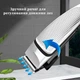 Портативный триммер Sokany аккумуляторная машинка для стрижки волос с 4 насадками Серая (AA0760) - изображение 5