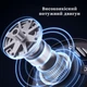 Машинка для стрижки волос Sokany аккумуляторная с насадками электрический портативный триммер Красная (AA0759) - изображение 11
