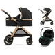 Коляска Kinderkraft 3 в 1 Esme Pro Pure Black (KSESME00BLK300N) (5902533929351) Kinderkraft 5902533929351 1039287 - зображення 1