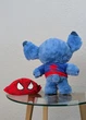 Мягкая игрушка Стич в костюме Человека паука 35 см плюшевый Stitch синий (9166) - изображение 4