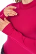 Боди женское однотонное малинового цвета Fashion размер 42 (212329) - изображение 4