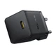 Мережевий зарядний пристрій Baseus Palm Fast Charger 20W USB-C з кабелем USB-C to Lightning 1м Cosmic Black (E0116401) - зображення 4
