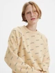 Свитшот на флисе женский Levi`s 909813898 L Бежевый (1159858314) - изображение 3