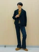 Пальто осеннее короткое женское Uniqlo 599644222 2XL Синее (1159858652) - изображение 10
