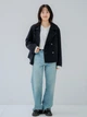 Пальто осеннее короткое женское Uniqlo 599644222 2XL Синее (1159858652) - изображение 13