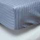 Простирадло на резинці Moon&Star Ocean Steel Satin Stripe 90х190х10 см (MS-850005703) - зображення 1