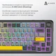 Клавіатура бездротова Ajazz AK820 Max Plus Day Dream Switch Black (AK820MAX-DD-BGY) ( чорний, сірий, жовтий ) - изображение 13