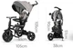 Велосипед складной трехколесный Qplay Rito Star Grey (S380-11RitoStarGrey) - изображение 10