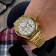 Наручные часы Forsining 6914 Gold-White Steel Элегантный - изображение 4
