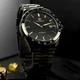 Наручний годинник Forsining 8294 Black-Gold Steel Діловий - зображення 2