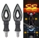 Поворотники на мотоцикл светодиодные желтые Led - изображение 7
