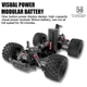 Радіокерована машинка CSJ57545 4WD до 50 км/год - швидкісний позашляховик RC, вологозахист - зображення 6
