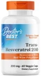 Ресвератрол Doctor's Best Trans-Resveratrol з ресвінолом 200 мг 60 капсул (753950002111) - зображення 1
