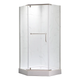 Душова кабіна з низьким піддоном MIXXUS LINES SCT01-90x90x198-TR CHROME прозоре скло 6мм NEW (MI8370) - изображение 1