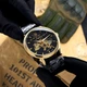 Годинник наручний Awarder 022 Black-Gold Mechanic Metall Не Забуду Дім - изображение 4