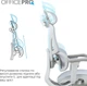 Кресло компьютерное офисное эргономичное OfficePro Elite OC950GLB Gray/Light Blue - изображение 3