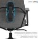 Кресло компьютерное офисное эргономичное OfficePro Fusion OC577G Gray - изображение 14