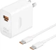 Мережевий зарядний пристрій Huawei 66W USB-A/C Fusion White - зображення 1