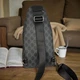 Мужская сумка бананка стиль Гуччи на грудь, сумка-бананка слинг Gucci премиум качество - изображение 8
