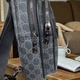 Мужская сумка бананка стиль Гуччи на грудь, сумка-бананка слинг Gucci премиум качество - изображение 10