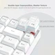 Набір ABS / PC кейкапів Jelly 113 шт White білий колір, гравіювання зверху, глянцеві кейкапи для механічної клавіатури OEM profile - зображення 8