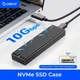 Корпус алюмінієва Кишеня для SSD М2 Orico M2PVM-C3 з підтримкою M.2 NVMe/NGFF і високошвидкісним під'єднанням Type-C - зображення 1