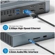 Док станція Acer ODK490 Thunderbolt 4 USB-C 16в1 40Gb USB3.2 Ethernet 2,5Гбіт HDMI 4K60гц 160вт - зображення 8