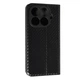 Чохол книжка Carbon з магнітом для Xiaomi 15T Pro чорний - зображення 4