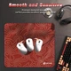 Ігрова поверхня ATTACK SHARK CM02 Black 450x400 мм (XL) Гладка Поверхня, 4мм Товщина RED CONTOUR/ЧЕРВОНИЙ В СМУЖКУ (CM02RC) - зображення 4