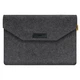 Чехол-конверт для ноутбука MacBook 15.6-17 , черный, Feltery Case AS1, войлочный, горизонтальный, защитный, с защитой от царапин, на липучке, универсальный, ArmorStandart (ARM70768) - изображение 1