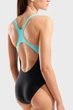 Купальник закритий Arena KIKKO SWIMSUIT SWIM PRO BACK Чорний, Бірюзовий 40 (010807-580 40) - зображення 2