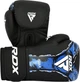 Боксерські рукавиці RDX BOXING GLOVES NEW AURA F17 Чорний, Синій 16 унцій (BGR-F17BU 16) - изображение 3
