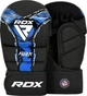 Тренувальні рукавиці RDX GRAPPLING GLOVES SHOOTER NEW AURA F17 Чорний, Синій L (GSR-F17BU L) - изображение 1