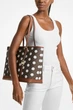 Женская сумка-тоут Michael Kors one size Коричневый в горох (142076) - изображение 3
