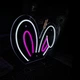 Неоновая вывеска N.F.G. Ушки зайчика 47ч30см - изображение 8