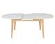 Раскладной обеденный стол ALBERTO CERAMIC 160(200) × 90, бежевый матовый / дерево Intarsio - изображение 6